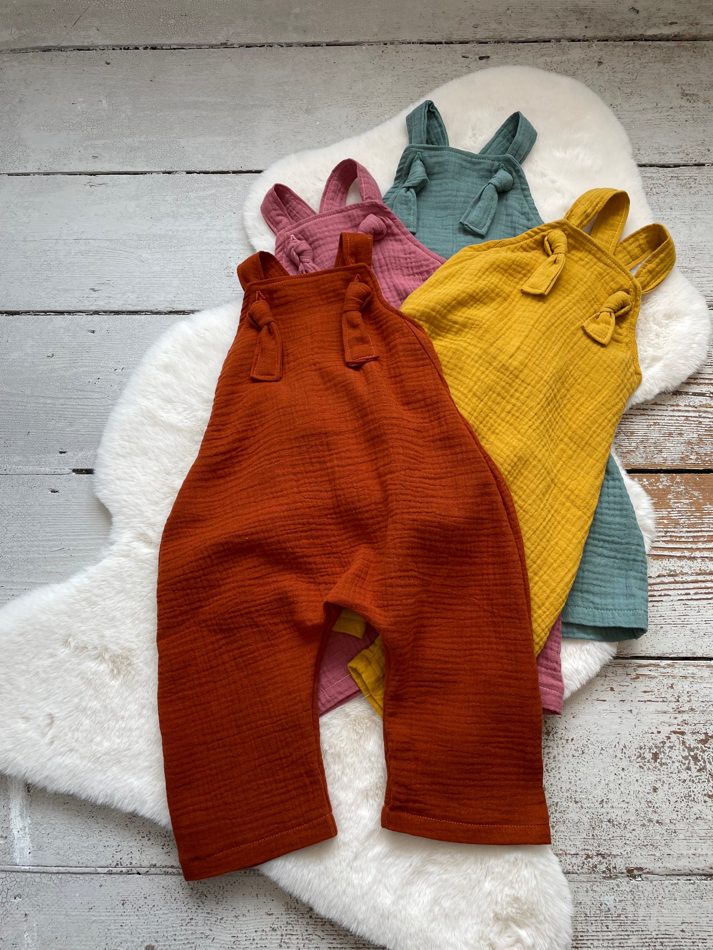 Frankie Dungarees Rust