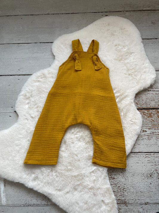 Frankie Dungarees Mustard