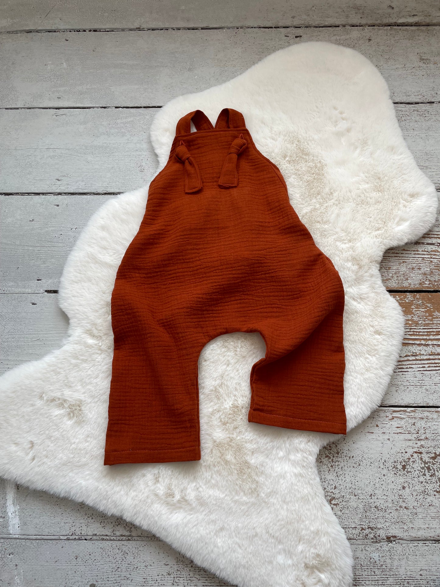 Frankie Dungarees Rust