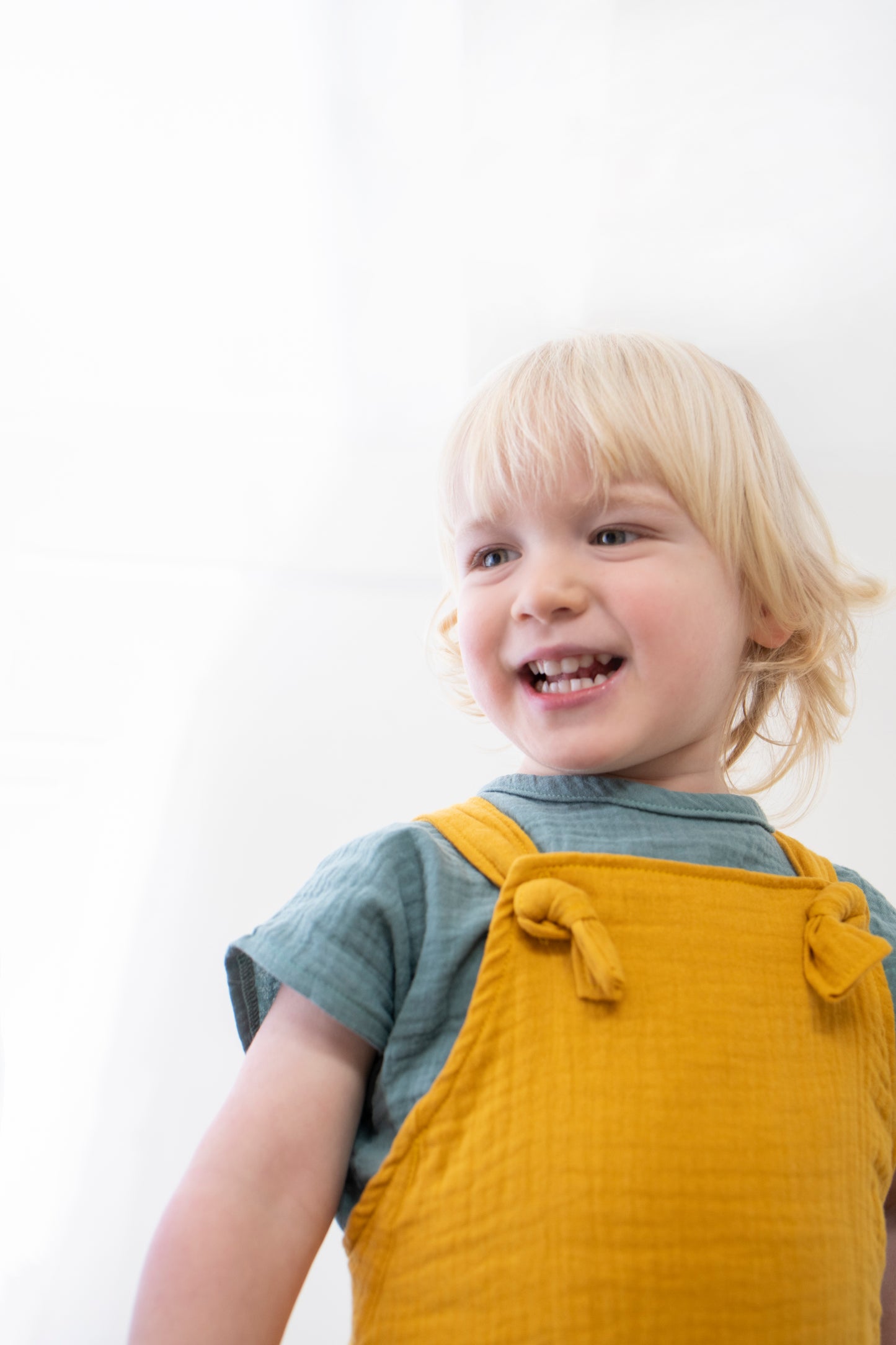 Frankie Dungarees Mustard