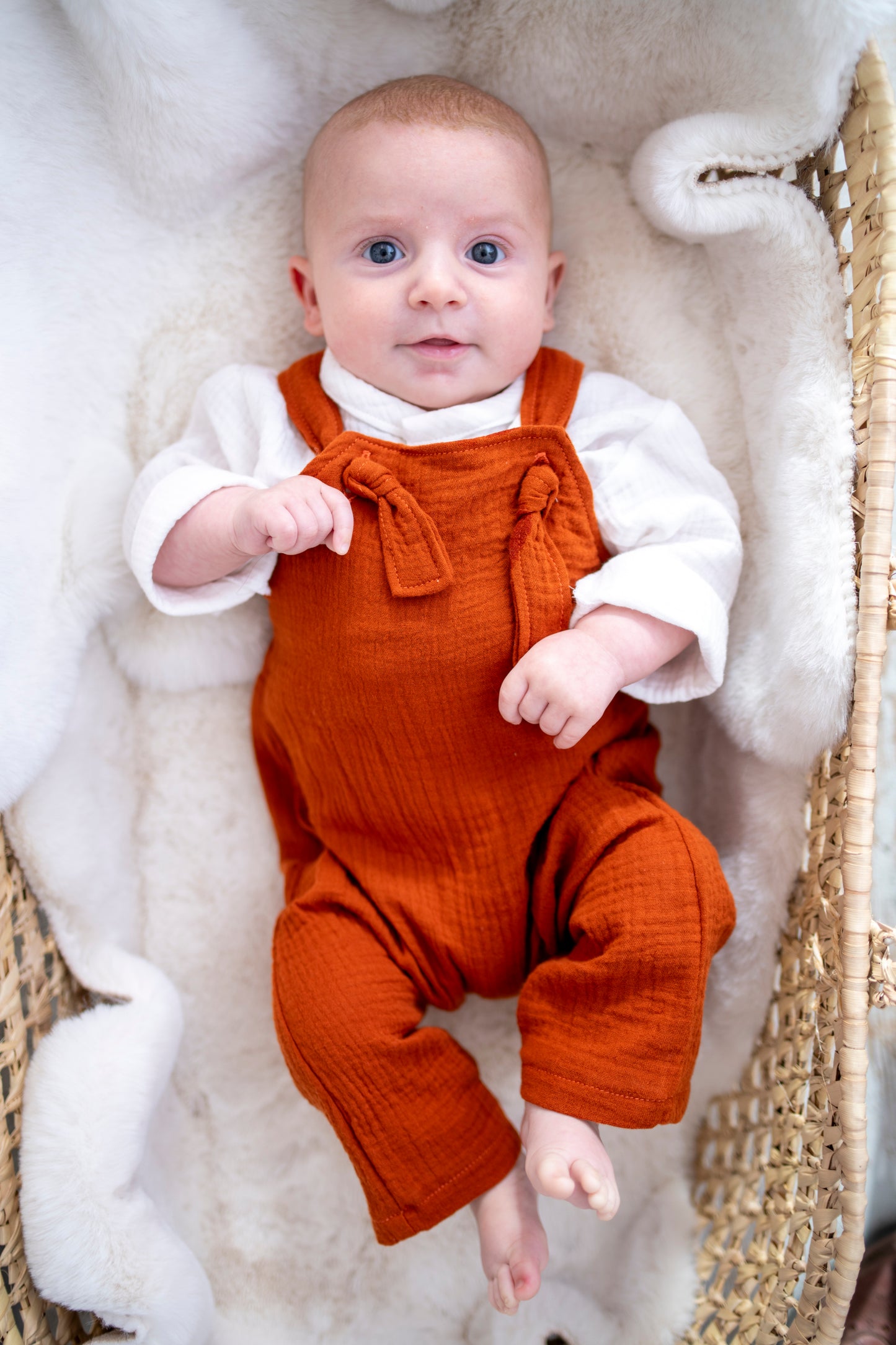 Frankie Dungarees Rust