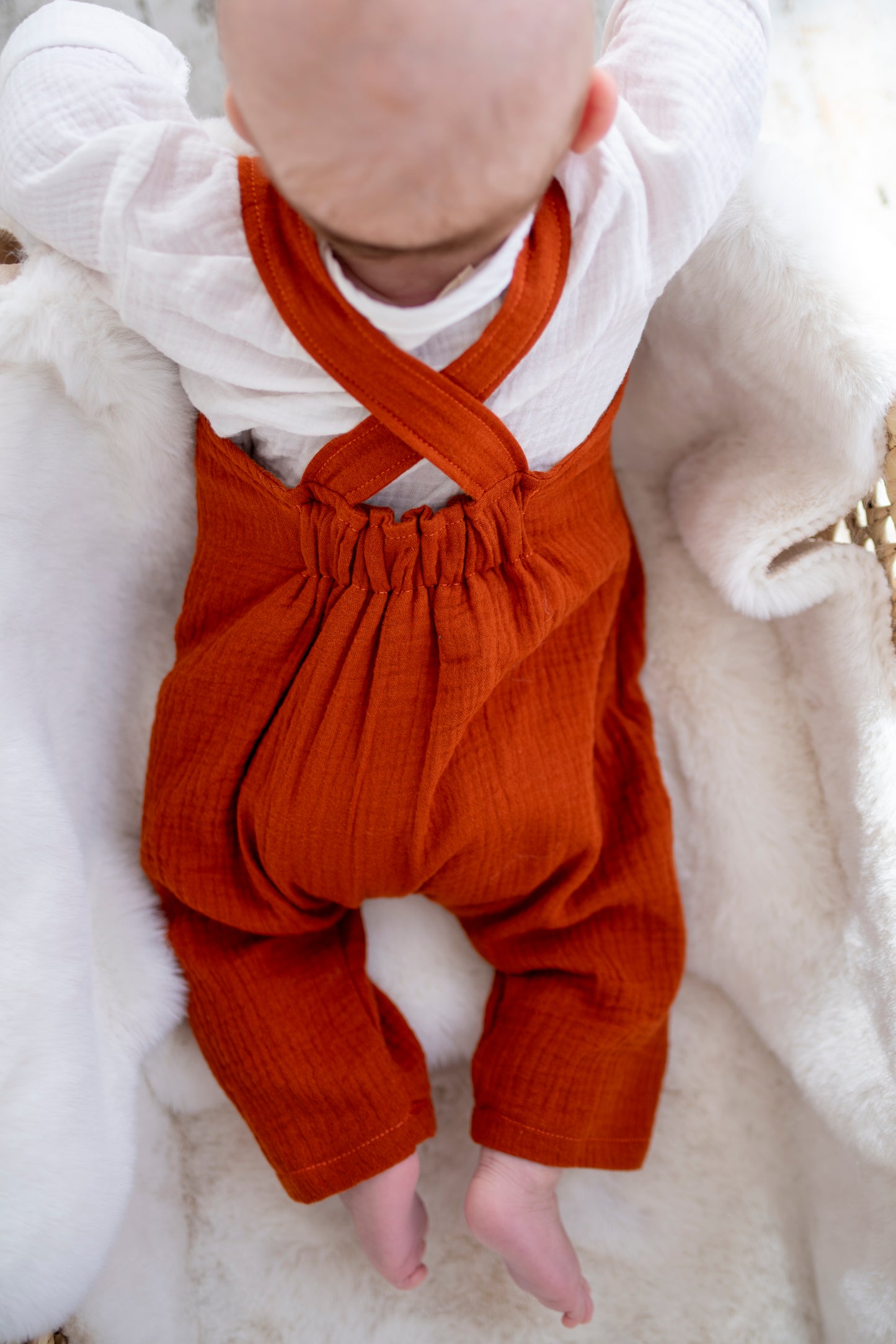 Frankie Dungarees Rust