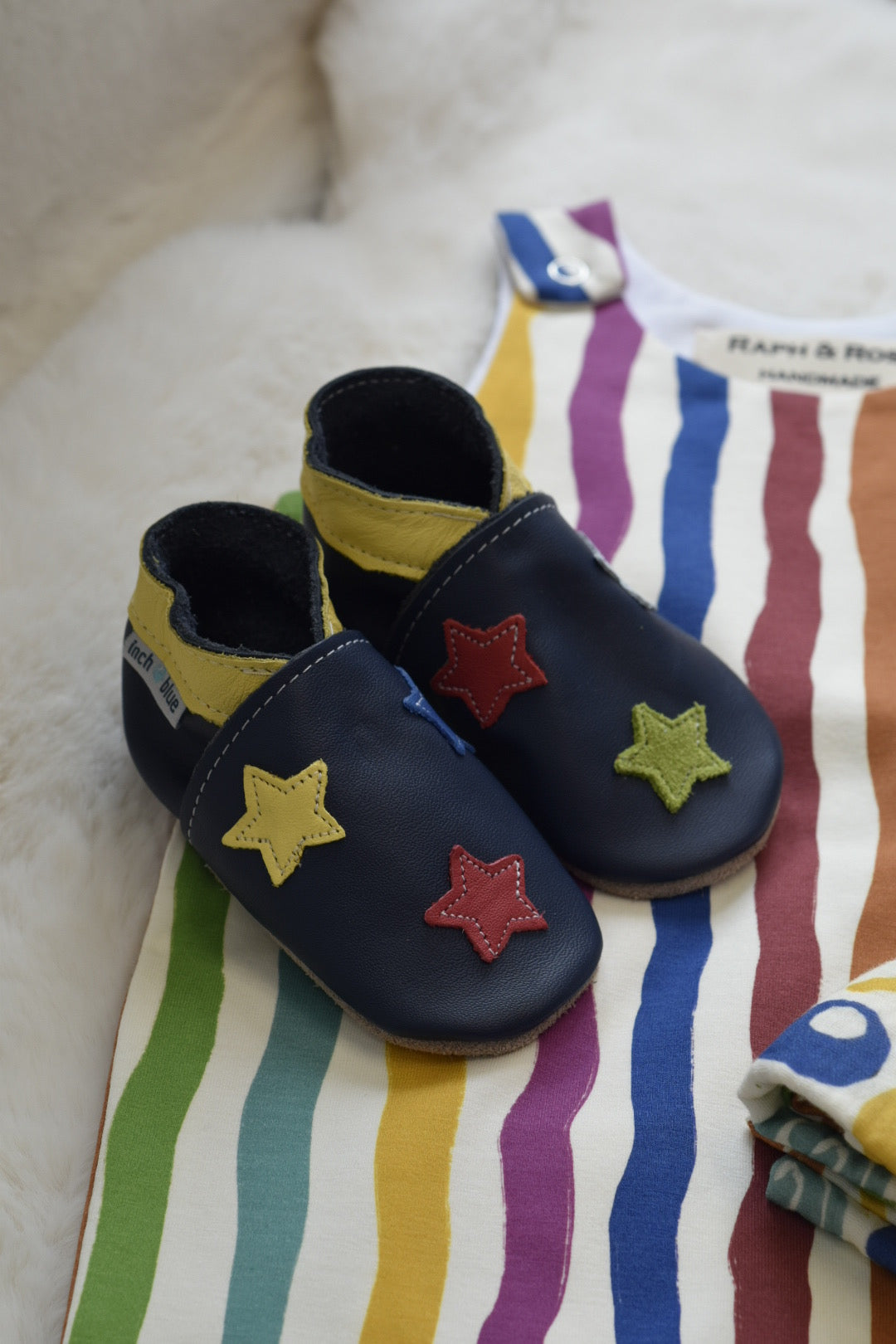 Inch Blue leather shoes