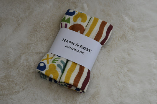 2-pack Organic Muslin Squares